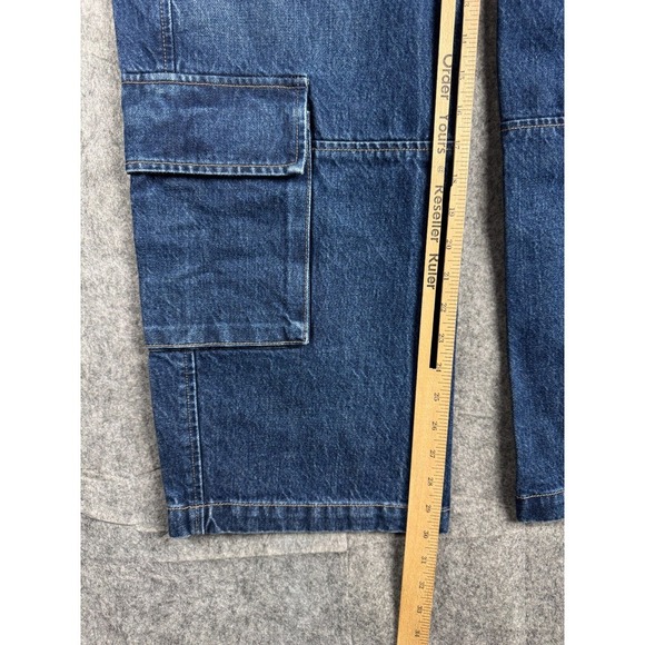 Citizens of Humanity Cargo Pants Women's 29 Blue DELENA Cargo Wide Leg Baggy NWT - Picture 11 of 13